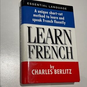 Learn French language learning by Charles Berlitz book